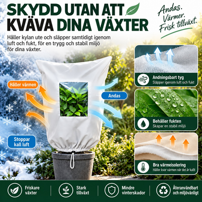 VinterWrap | Andningsbart frostskydd för buskar, krukväxter och unga träd