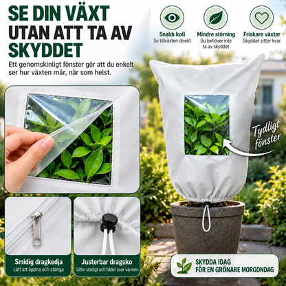 VinterWrap | Andningsbart frostskydd för buskar, krukväxter och unga träd