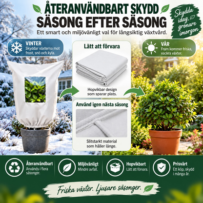 VinterWrap | Andningsbart frostskydd för buskar, krukväxter och unga träd