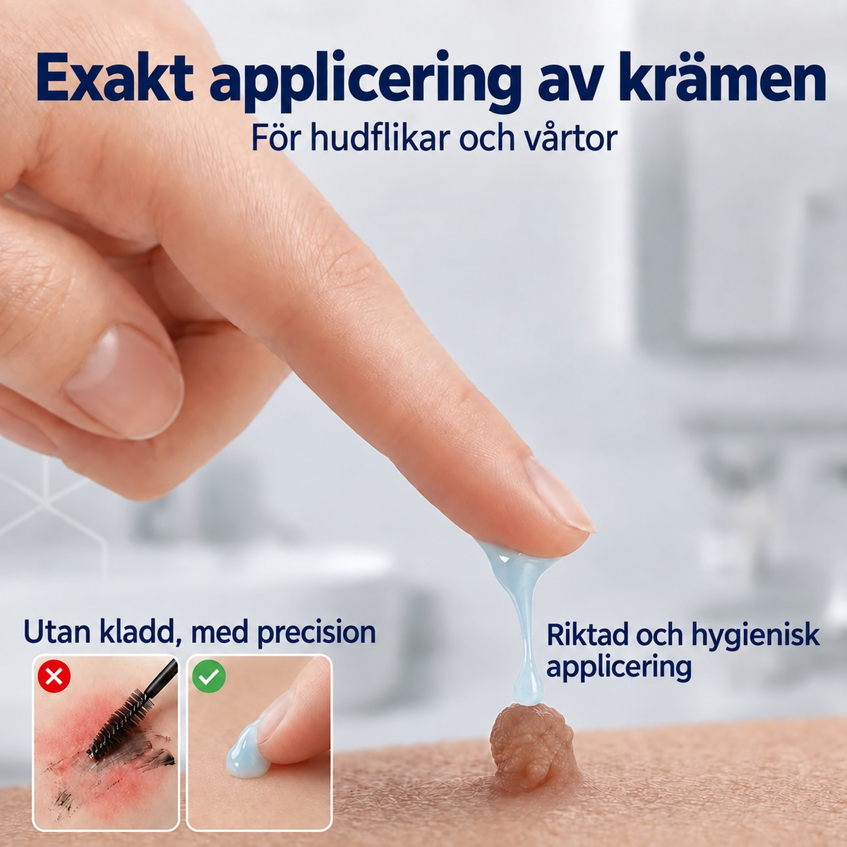 KlarSkin | Riktad kräm för hudflikar och vårtor, 30 ml