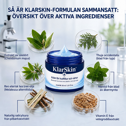 KlarSkin | Riktad kräm för hudflikar och vårtor, 30 ml