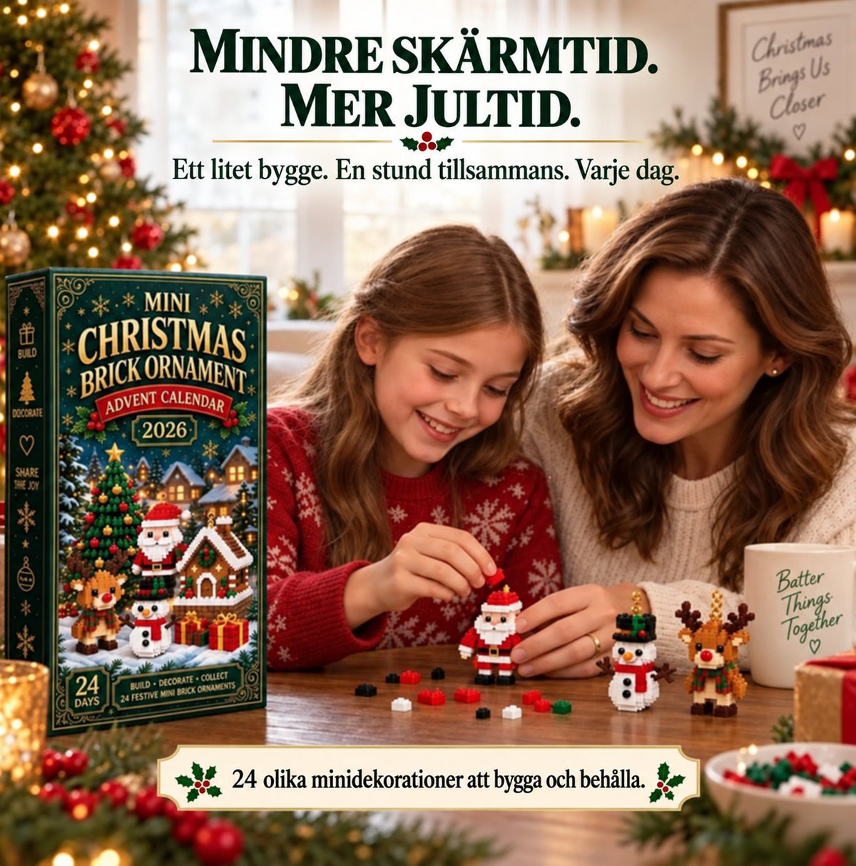 Mindre skärmtid, mer jultid med BrickJul
