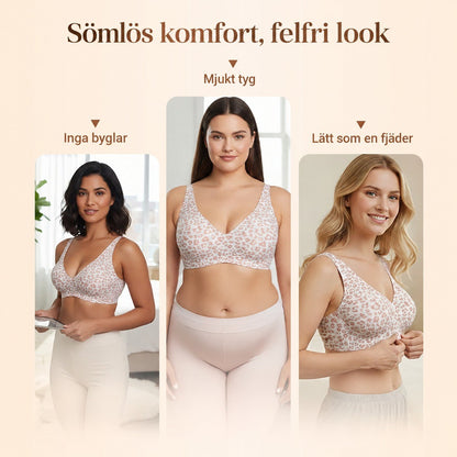 FriLift | Sömlös bygelfri BH med naturligt lyft