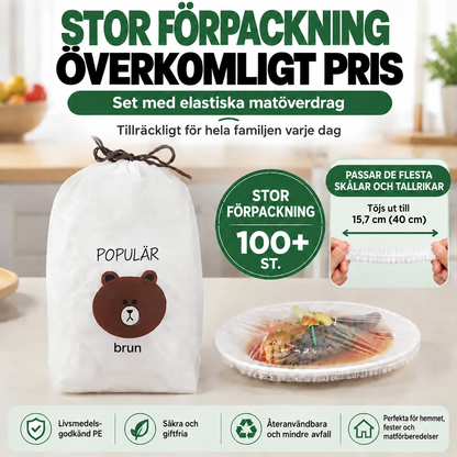 MatWrap | Elastiska matlock, 100-pack