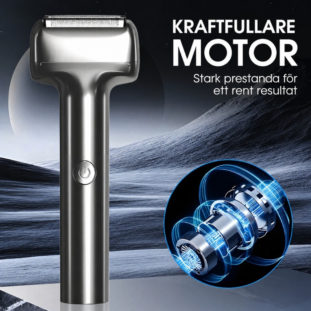FjällShave | Uppladdningsbar folierakapparat för män