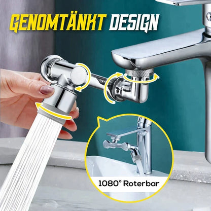 SnurrFlow | Roterbar kranförlängare 1080° med 2 strållägen