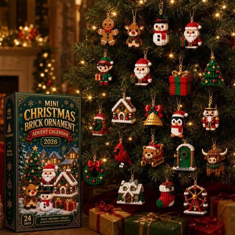 BrickJul | Adventskalender med 24 mini-byggsatser