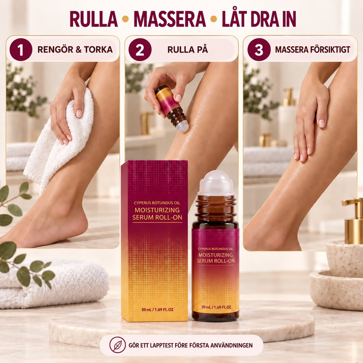 SilkeRoll | Lugnande roll-on efter hårborttagning, 50 ml